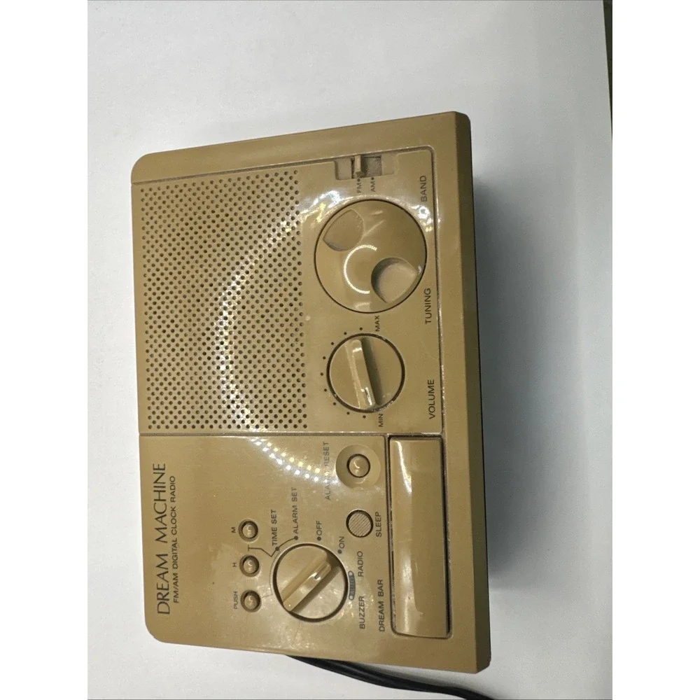 Sony Dream Machine FM/AM Digital Alarm Clock Radio ICF-C2W - Tested!